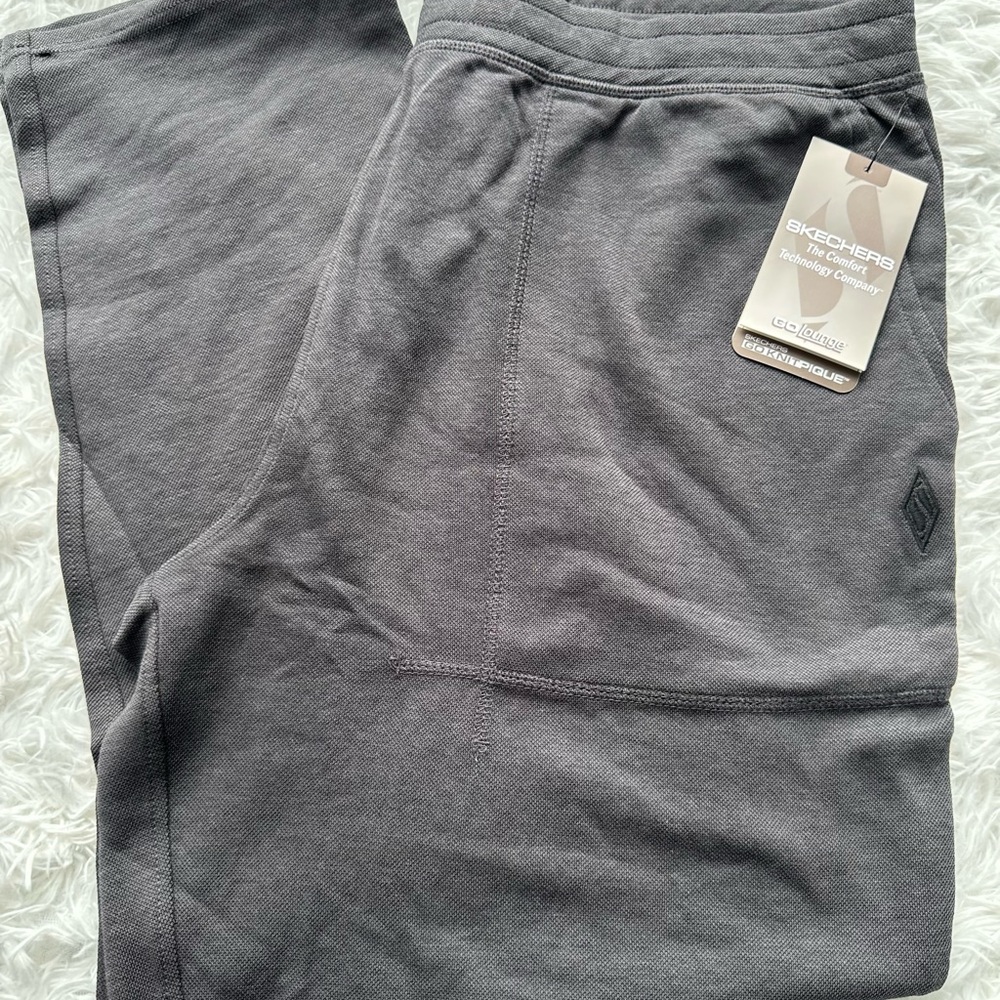 Skechers Charcoal Lounge Pants GoKnitPique New